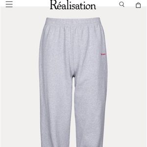 REALISATION PAR GREY SWEATPANTS SIZE SMALL GREAT CONDITION!!!!
